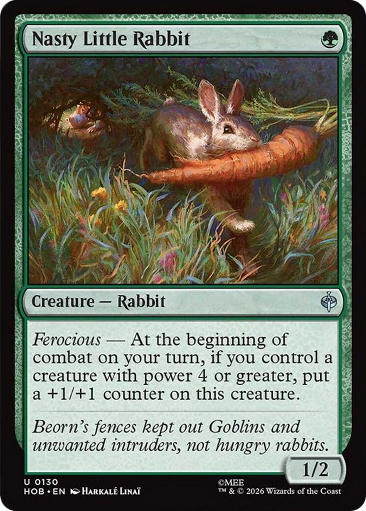 Nasty Little Rabbit - The Hobbit - Uncommon #130 - Near Mint Foil