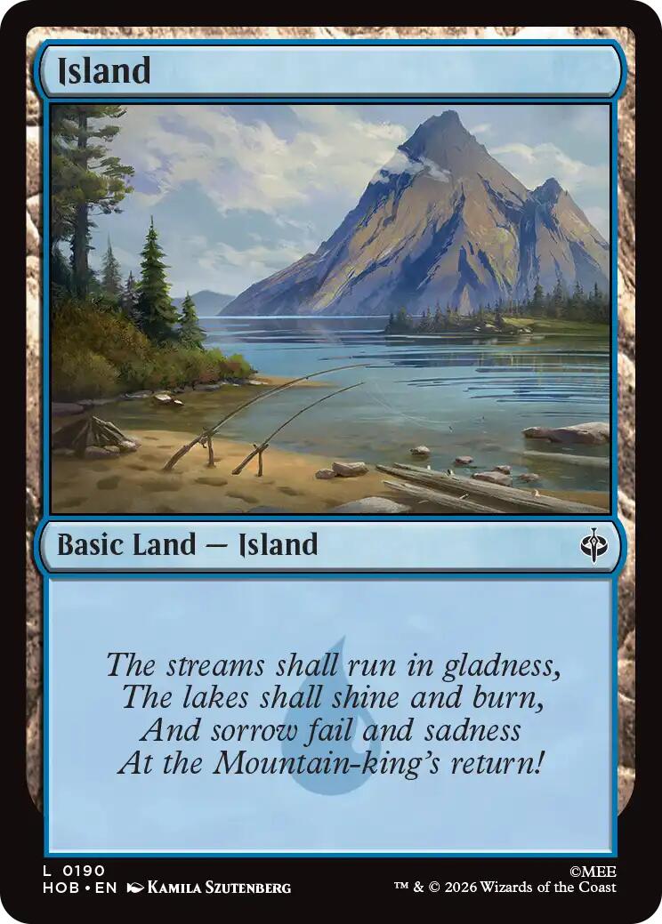 Island (0190) - The Hobbit - Land #190 - Near Mint Normal