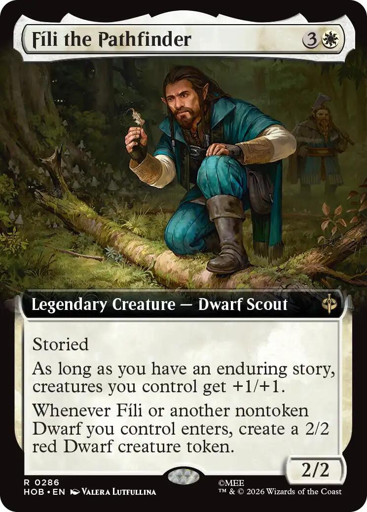 Fili the Pathfinder (Extended Art) - The Hobbit - Rare #286 - Near Mint Foil