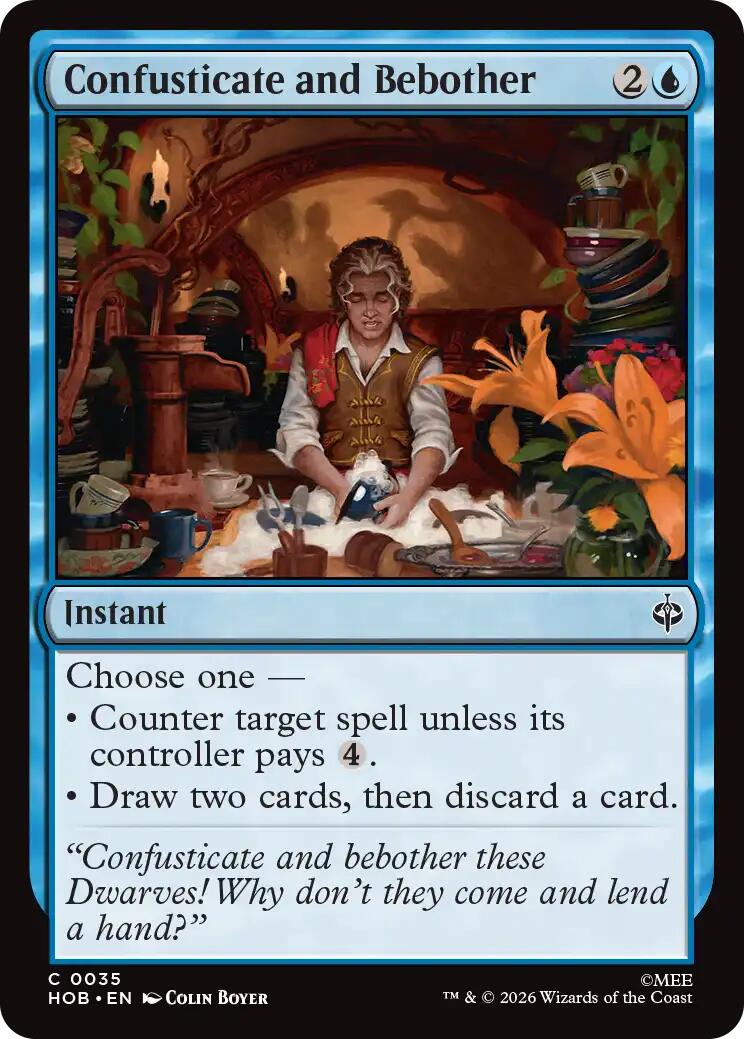 Confusticate and Bebother - The Hobbit - Common #35 - Near Mint Normal