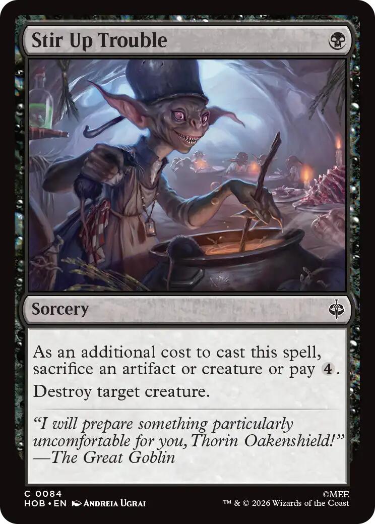 Stir Up Trouble - The Hobbit - Common #84 - Near Mint Normal