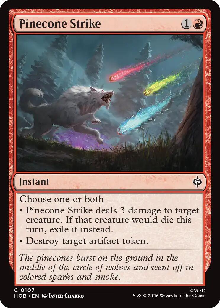 Pinecone Strike - The Hobbit - Common #107 - Near Mint Normal