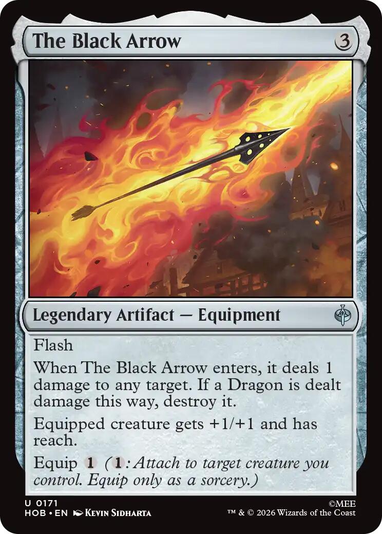 The Black Arrow - The Hobbit - Uncommon #171 - Near Mint Normal