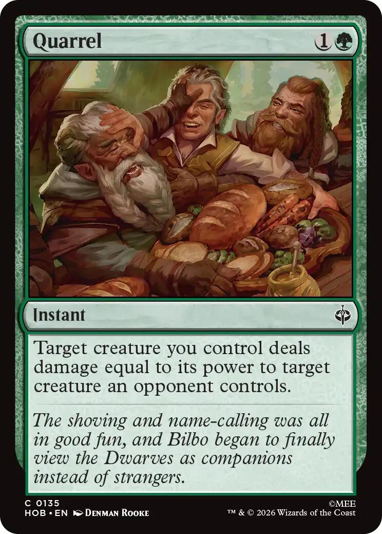 Quarrel - The Hobbit - Common #135 - Near Mint Normal