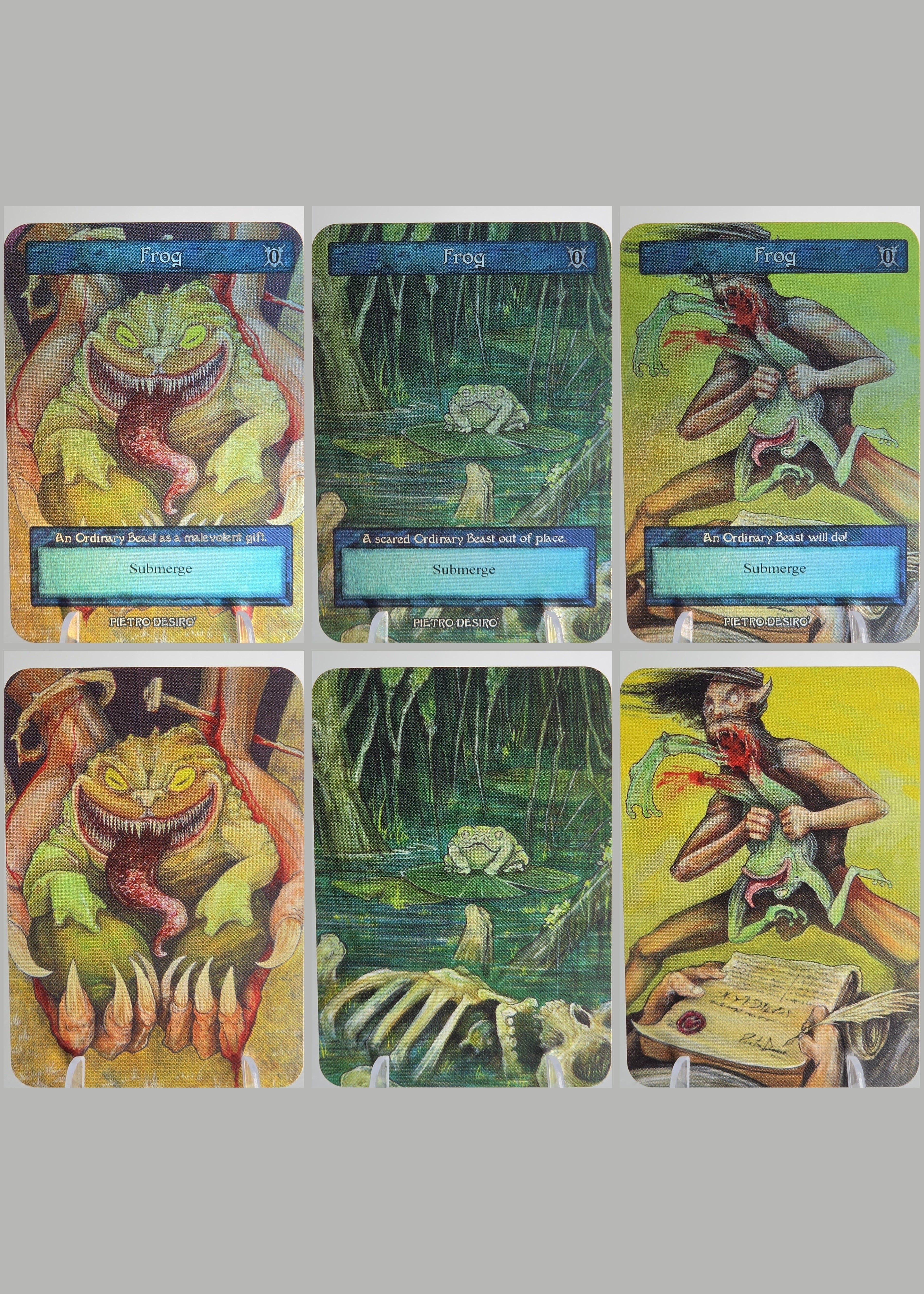 Frog Token Set by Pietro Desiro (3pcs) / Foil