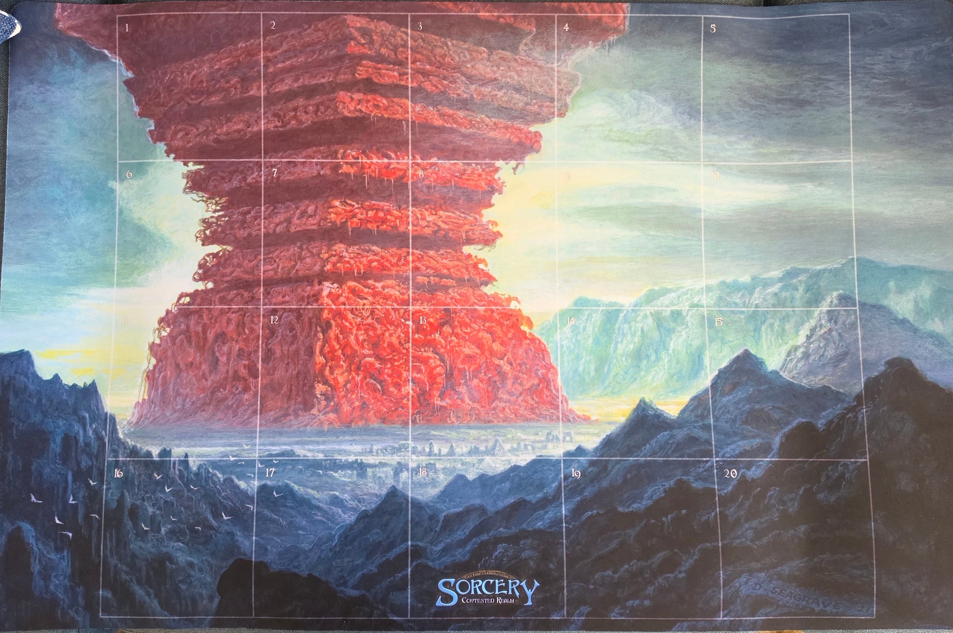 Pillar of Zeiros 2-Player Playmat (OPENED - EXCELLENT)
