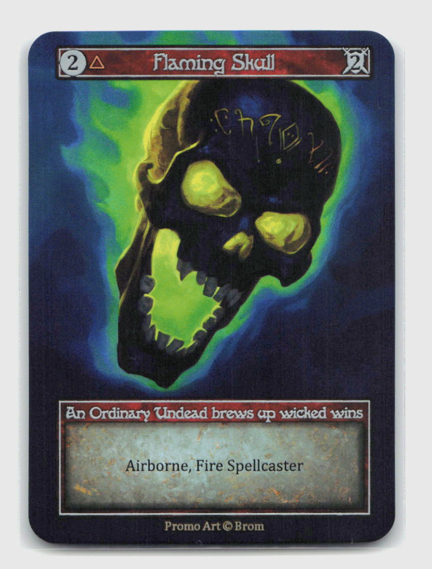 Flaming Skull (Foil Promo) - Near Mint