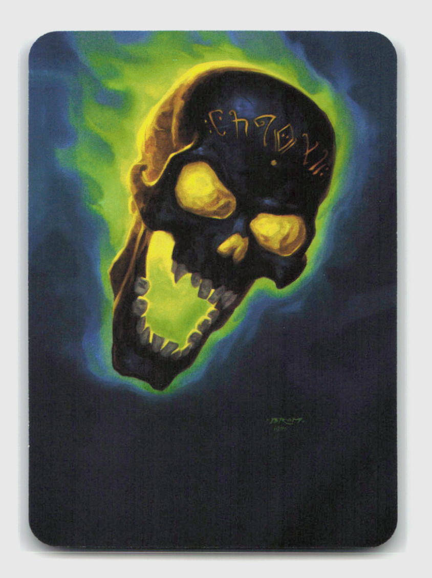 Flaming Skull (Foil Promo) - Near Mint