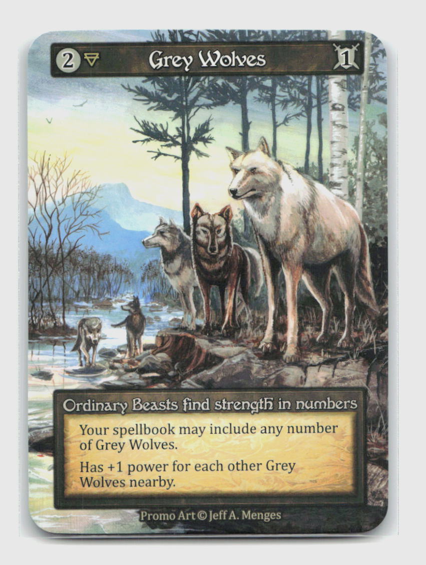 Grey Wolves (Promo Art) - Near Mint Non-Foil - Near Mint
