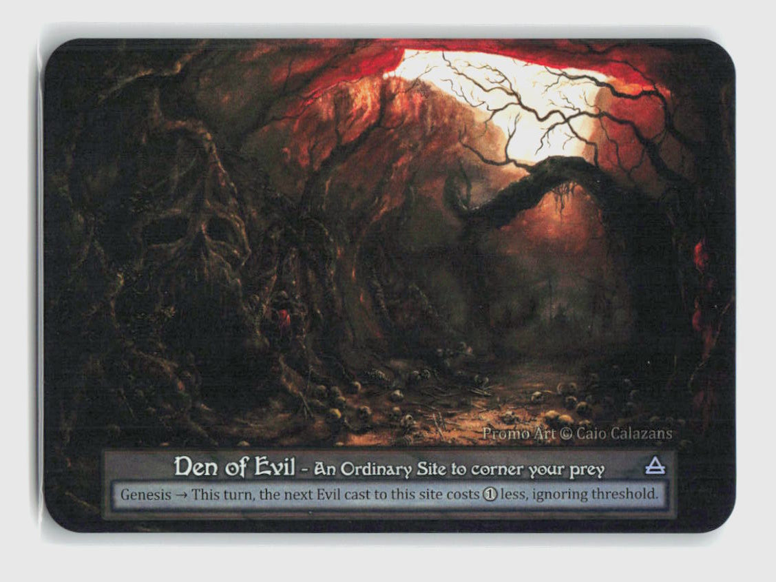 Den of Evil Non-Foil (Promo Art) - Sorcery Contested Realm - Near Mint