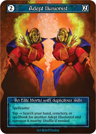 Adept Illusionist (Foil) – Alpha