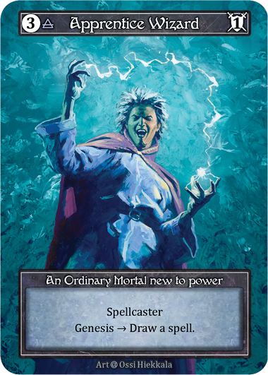 Apprentice Wizard (Foil) – Alpha