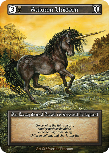 Autumn Unicorn (Foil) – Alpha