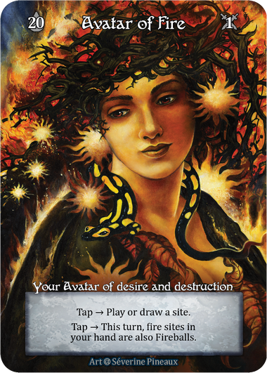 Avatar of Fire (Foil) – Alpha