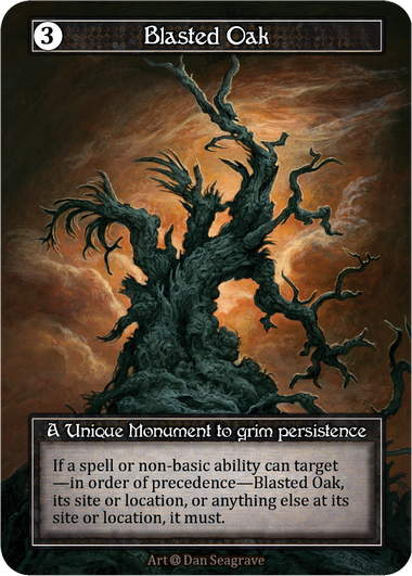 Blasted Oak (Foil) – Alpha