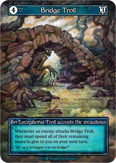 Bridge Troll (Foil) – Alpha