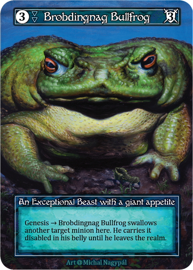 Brobdingnag Bullfrog (Foil) – Alpha