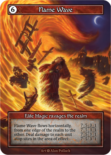 Flame Wave (Foil) – Alpha