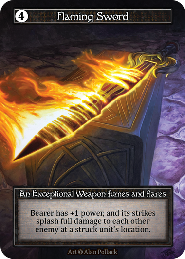 Flaming Sword (Foil) – Alpha