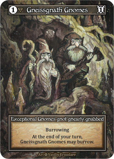 Gneissgnath Gnomes (Foil) – Alpha