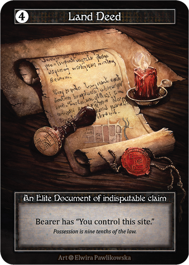 Land Deed (Foil) – Alpha