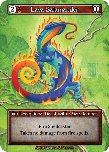 Lava Salamander (Foil) – Alpha