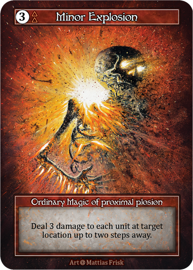 Minor Explosion (Foil) – Alpha