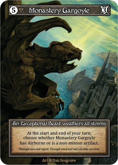 Monastery Gargoyle (Foil) – Alpha