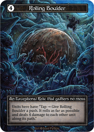 Rolling Boulder (Foil) – Alpha