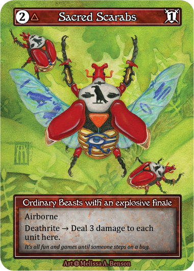 Sacred Scarabs (Foil) – Alpha