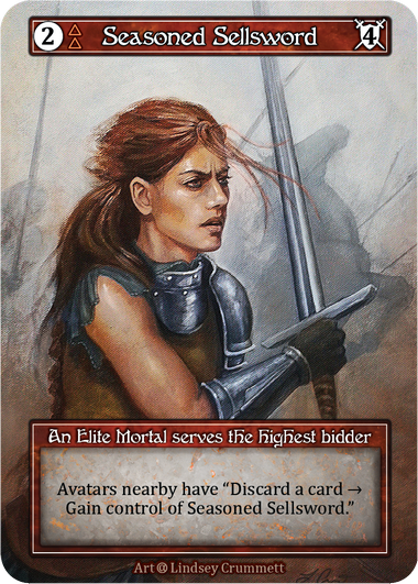 Seasoned Sellsword (Foil) – Alpha
