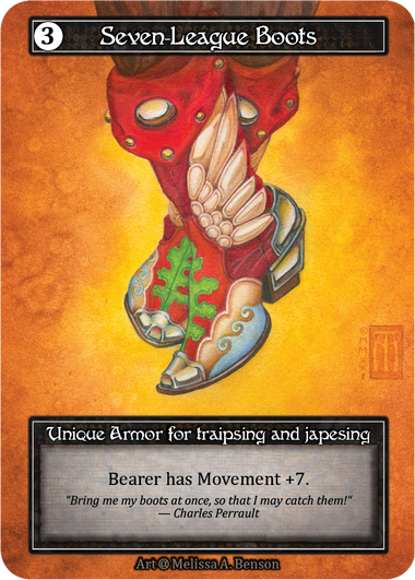 Seven-League Boots (Foil) – Alpha