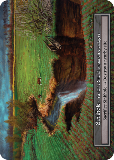 Sinkhole (Foil) – Alpha