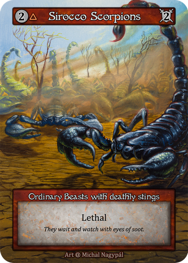 Sirocco Scorpions – Alpha