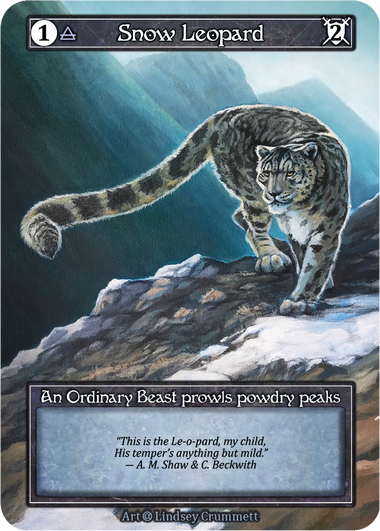 Snow Leopard (Foil) – Alpha