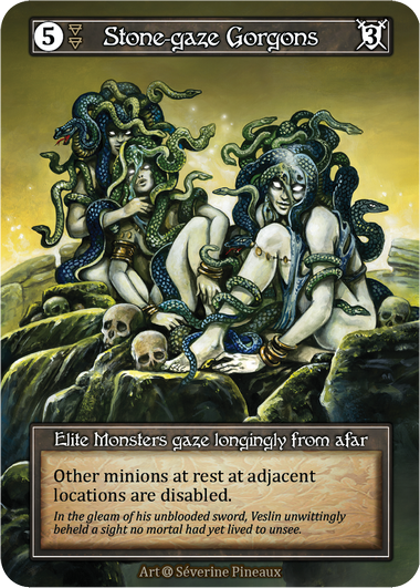 Stone-gaze Gorgons (Foil) – Alpha