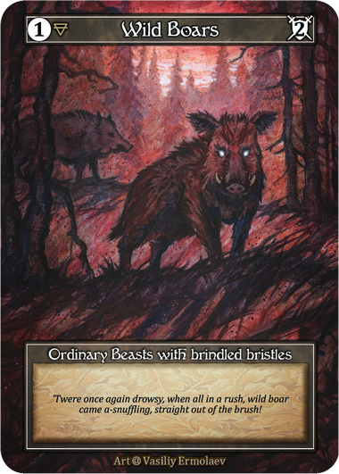 Wild Boars (Foil) – Alpha