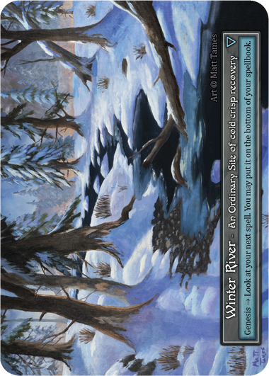 Winter River (Foil) (Box Topper) – Alpha