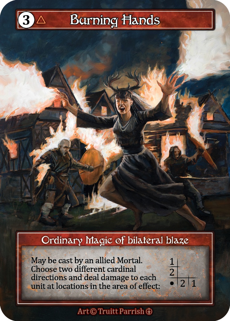 Burning Hands (Foil) – Arthurian Legends