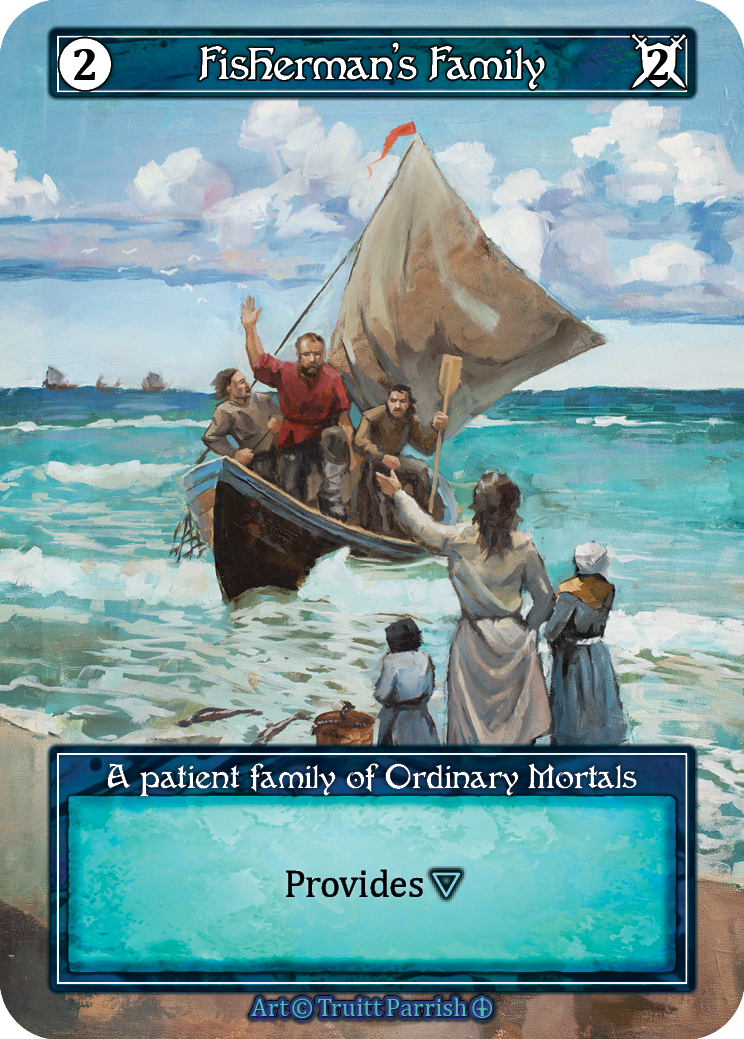 Fisherman's Family (Foil) – Arthurian Legends
