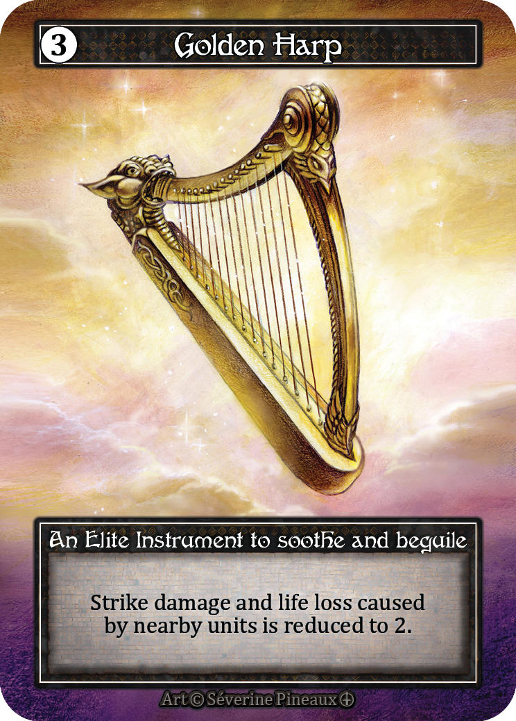 Golden Harp (Foil) – Arthurian Legends