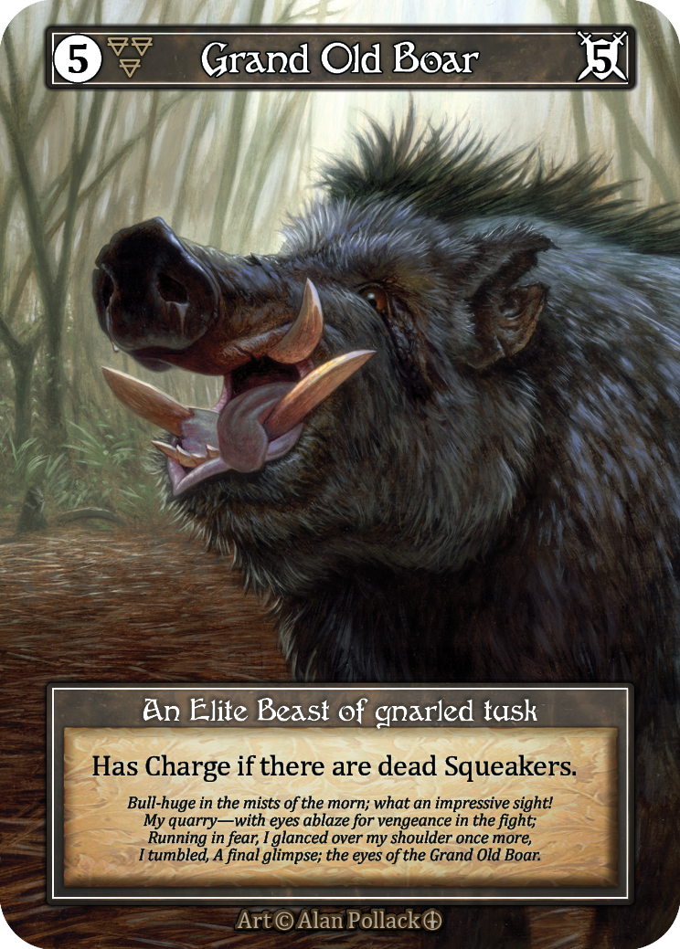 Grand Old Boar (Foil) – Arthurian Legends