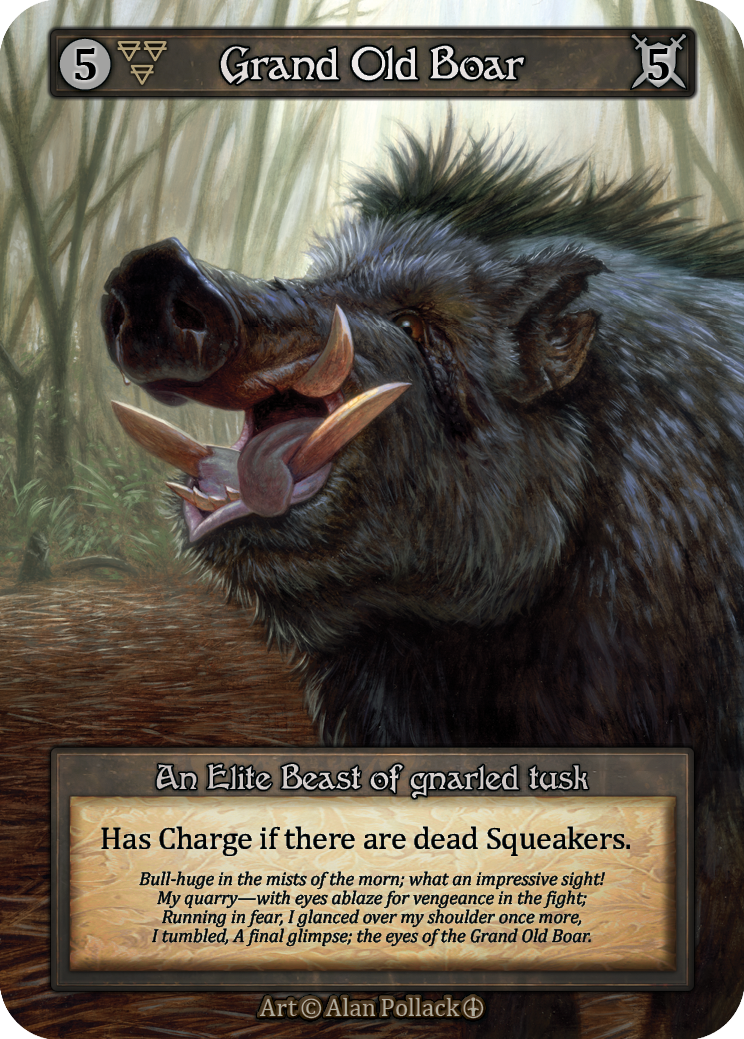 Grand Old Boar – Arthurian Legends
