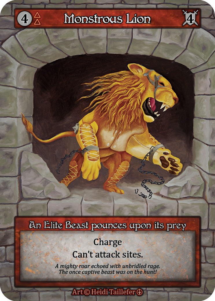 Monstrous Lion – Arthurian Legends
