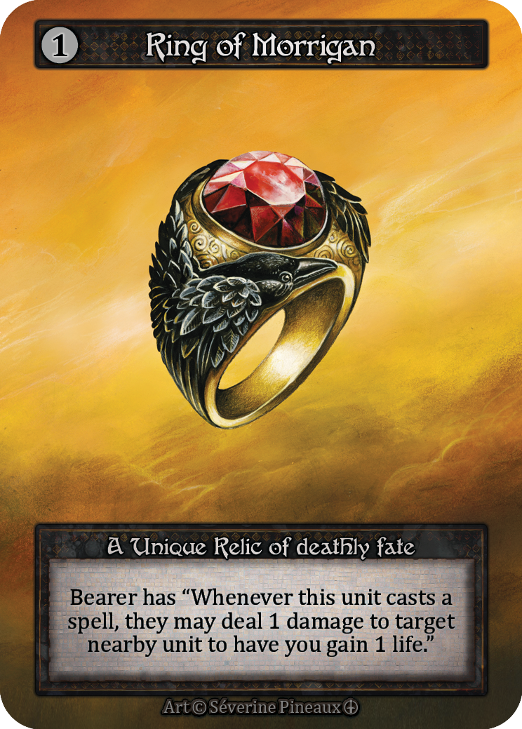 Ring of Morrigan – Arthurian Legends