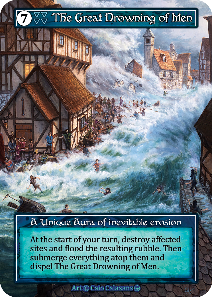 The Great Drowning of Men (Foil) – Arthurian Legends