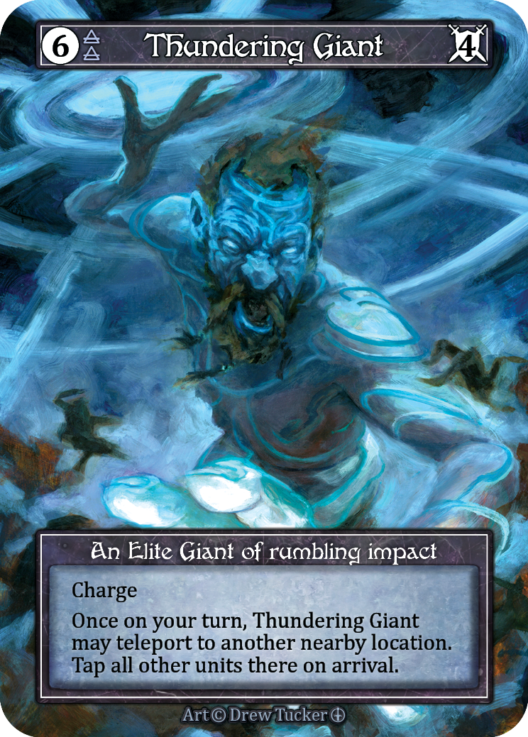 Thundering Giant (Foil) – Arthurian Legends