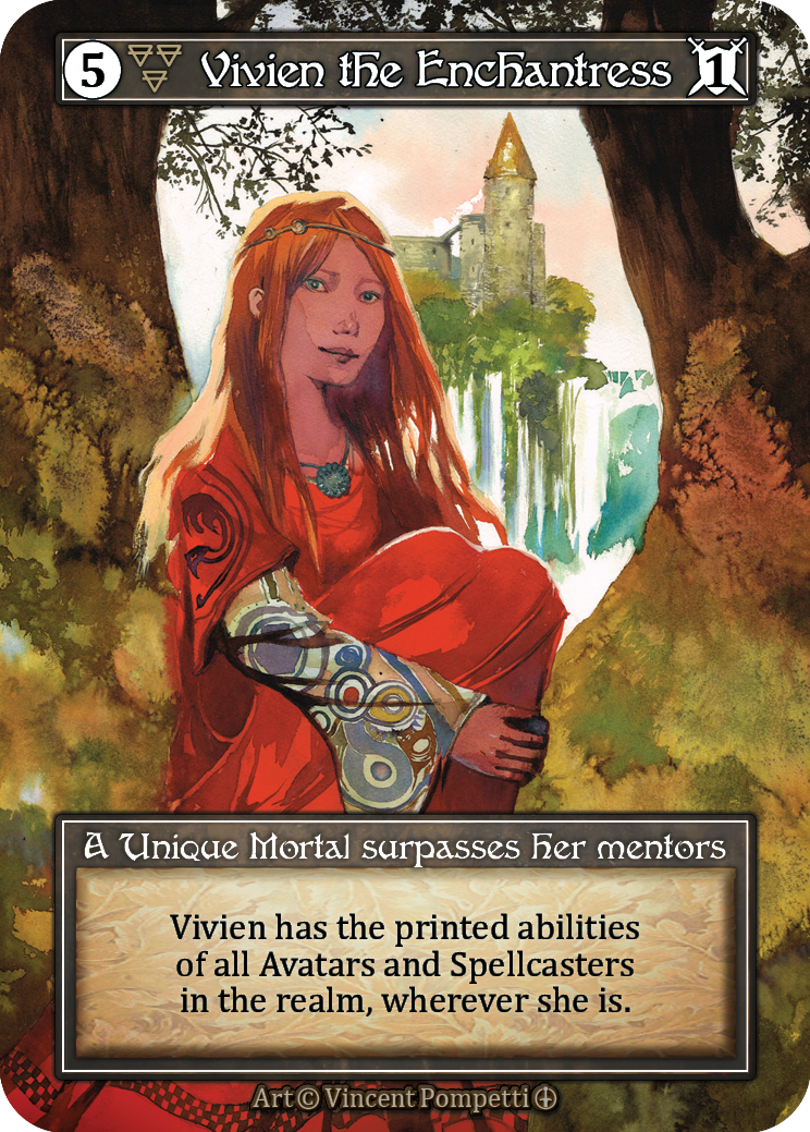 Vivien the Enchantress (Foil) – Arthurian Legends