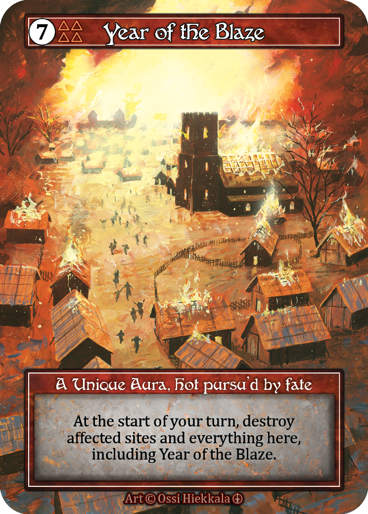 Year of the Blaze (Foil) – Arthurian Legends