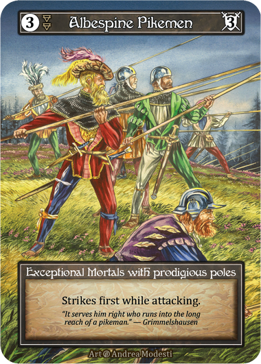 Albespine Pikemen (Beta) / Foil